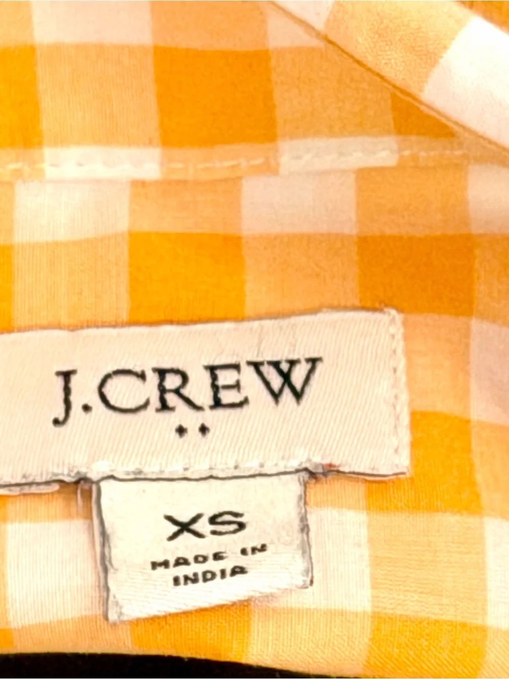 J. Crew crew gingham